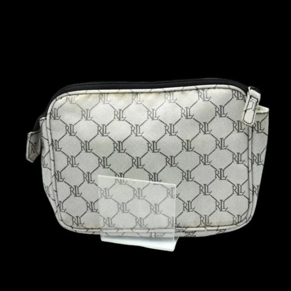 Vintage Lauren Ralph Lauren Makeup Bag Cosmetic Bag Zip Top